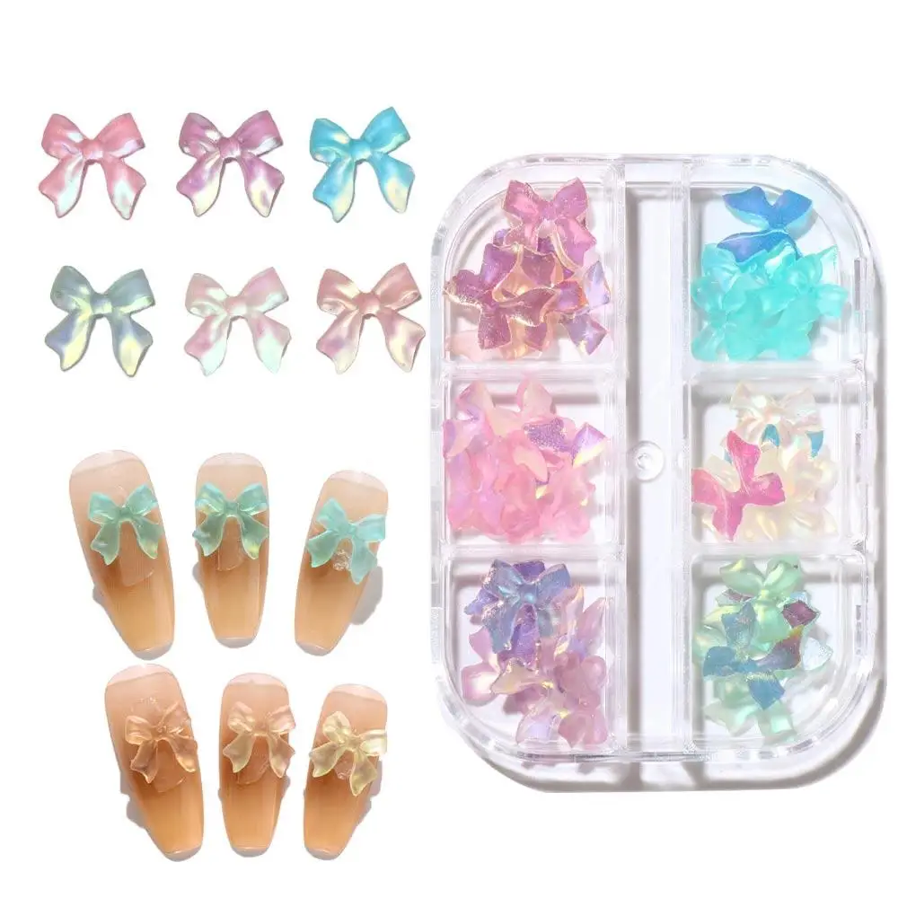 

Декоративные подвески для ногтей «сделай сам» из смолы с кристаллами и бантом для ногтей Аксессуары для маникюра декоративные материалы для дизайна ногтей «Аврора» искусство ногтей