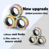 3pcs Magnetic Rings Spinner Fidget Toy Set Finger Magnets Rings for Anxiety Relief Therapy Fidget Pack Gift for Adults Teens Kid 3