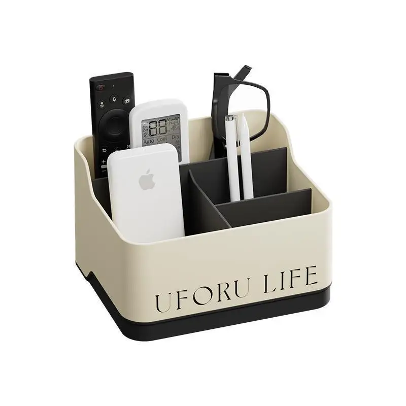데스크탑 정리함 사무용품 휴대폰 트레이 티 테이블 장식 바구니 가정 및 사무실을 위한 창의적인 수납 솔루션