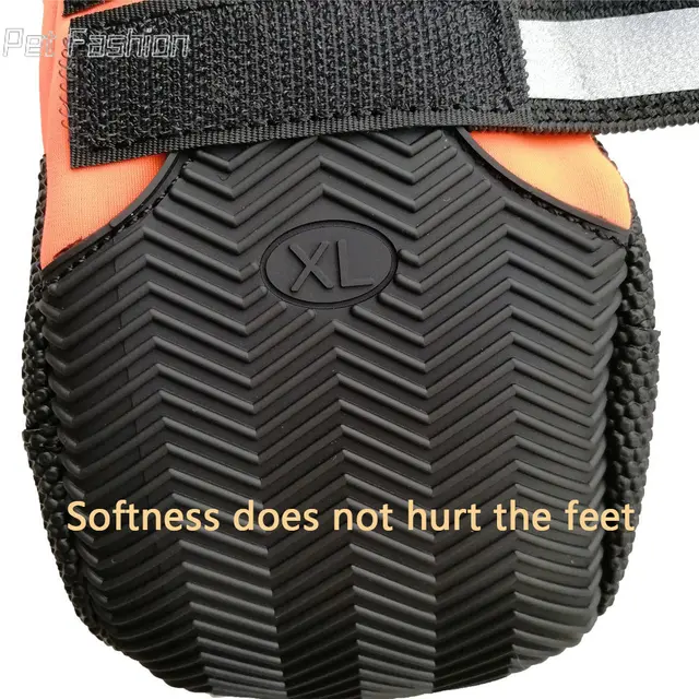 대형 개 부츠용 방수 양말, 반사 효과, 가을과 겨울 신발