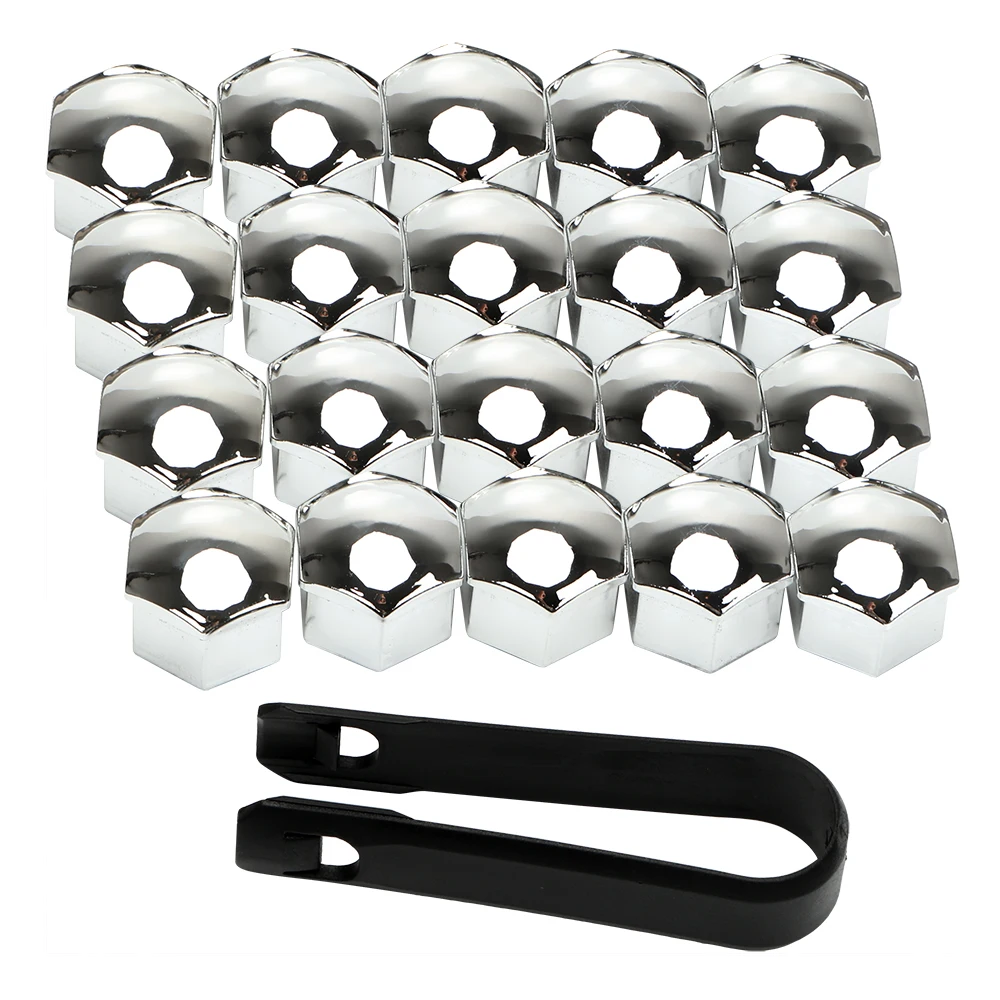 

20Pcs 17mm Protection Car Wheel Nut Caps Special Socket Exterior Decoration Bolt Rims Auto Hub Screw Cover