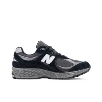 New Balance NB 2002R Chaussures de course décontractées à tige basse, respirantes, antidérapantes, à coussinets, style rétro, noir/gris M2002RR1 2