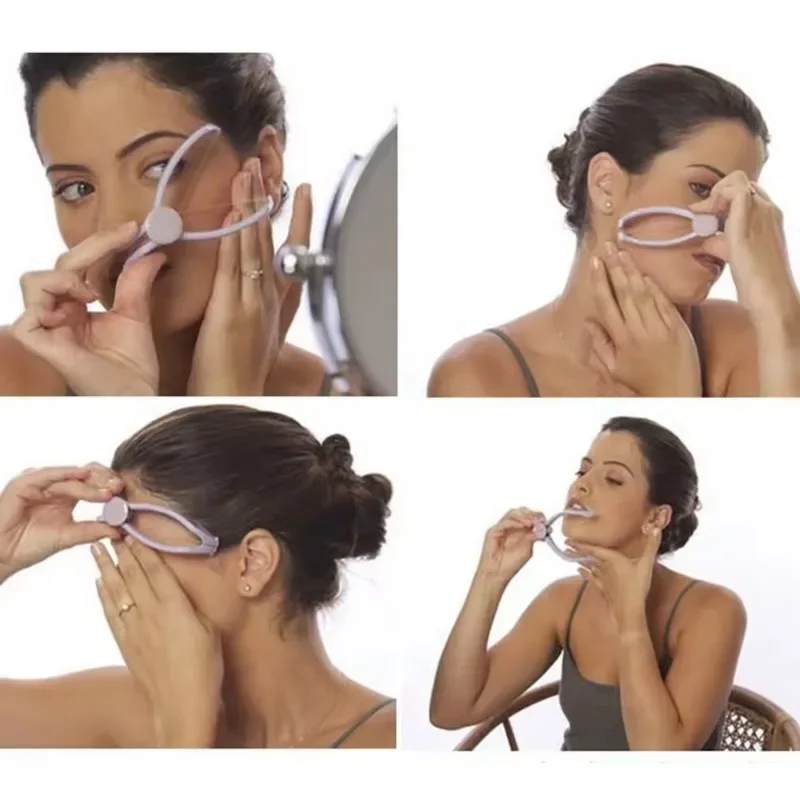 مزيل شعر الوجه الصغير للنساء ، نزع الشعر للخيوط ،...