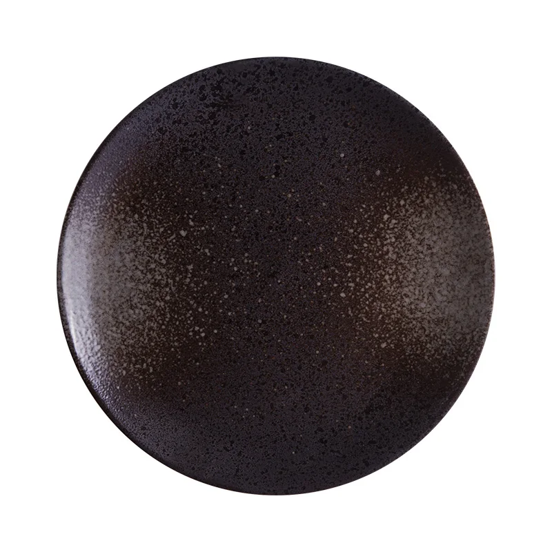 Starry Sky Series Ceramic Tableware, Shallow Plate, Dishes, Snacks Plates，Restaurant Bone Plate, Kitchen Supplies