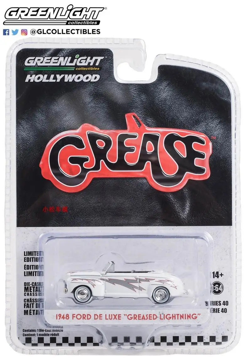 

GreenLight 1/64 1948 Ford De Luxe convertible lighting Collector Edition Metal Diecast Model Race Car Kids Toys Gift