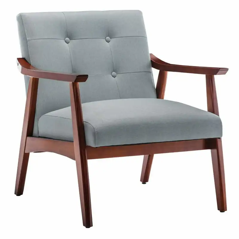 

a Natalie Chair, Gray Blue Fabric/Espresso Outdoor dining chairs Sillas para barra de cocina Chair for dining table Plywood ch