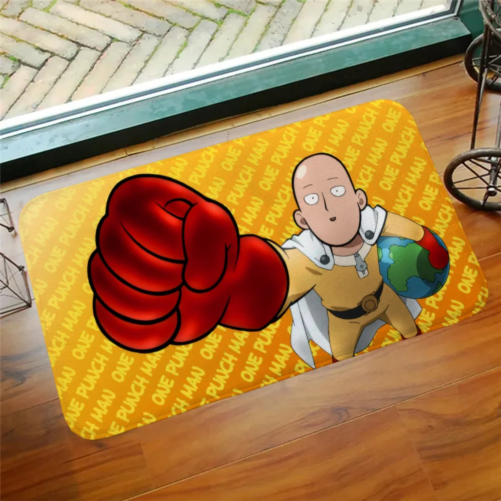 

Floor Mat Bathroom Kitchen Carpet ONE-PUNCH-MAN Modern Home Decoration Accessories Outdoor Doormat Exterior Entrance Door Custom