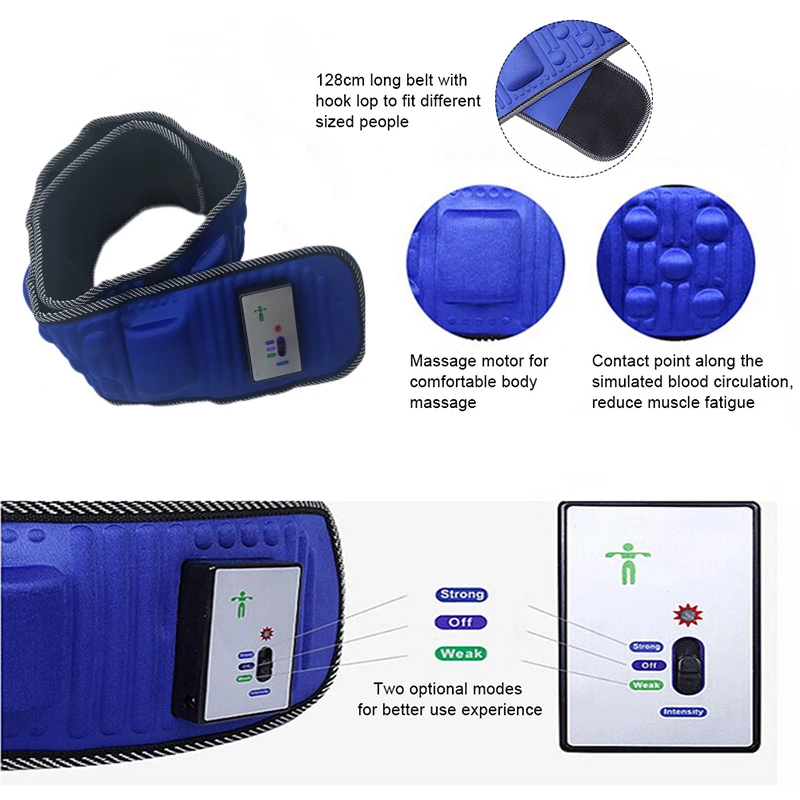 Electric Abdominal Stimulator Body Vibrating Slimming Belt Belly Muscle Waist Trainer Massager X5 Times Weight Loss Fat Burning muscle stimulator abdominal muscle stimulator