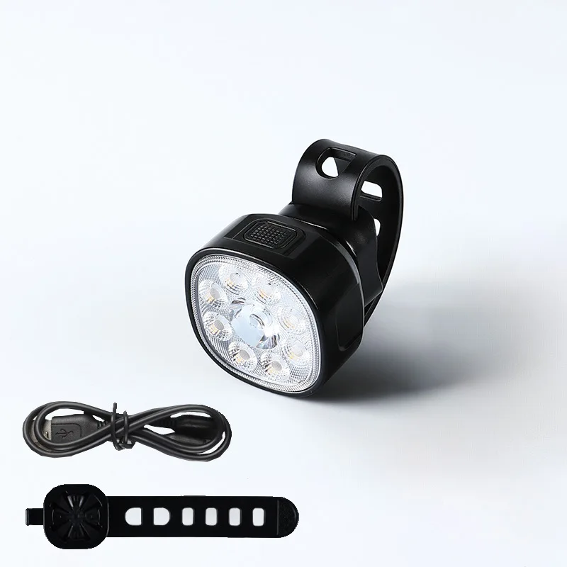 High Brightness Rechargeable LED Bike Light Set with Front and Rear Safety Lamps