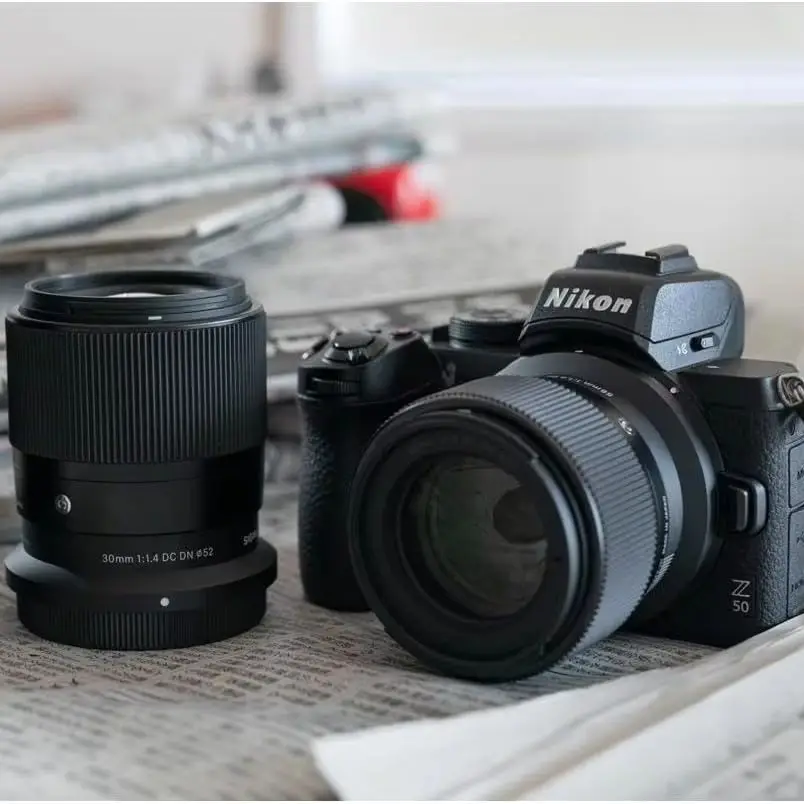 새로운 시그마 렌즈 30mm f/1.4 DC DN 컨템포러리 렌즈, 미러리스 카메라용 APS-C 대구경 렌즈 (캐논, , 니콘 호환)