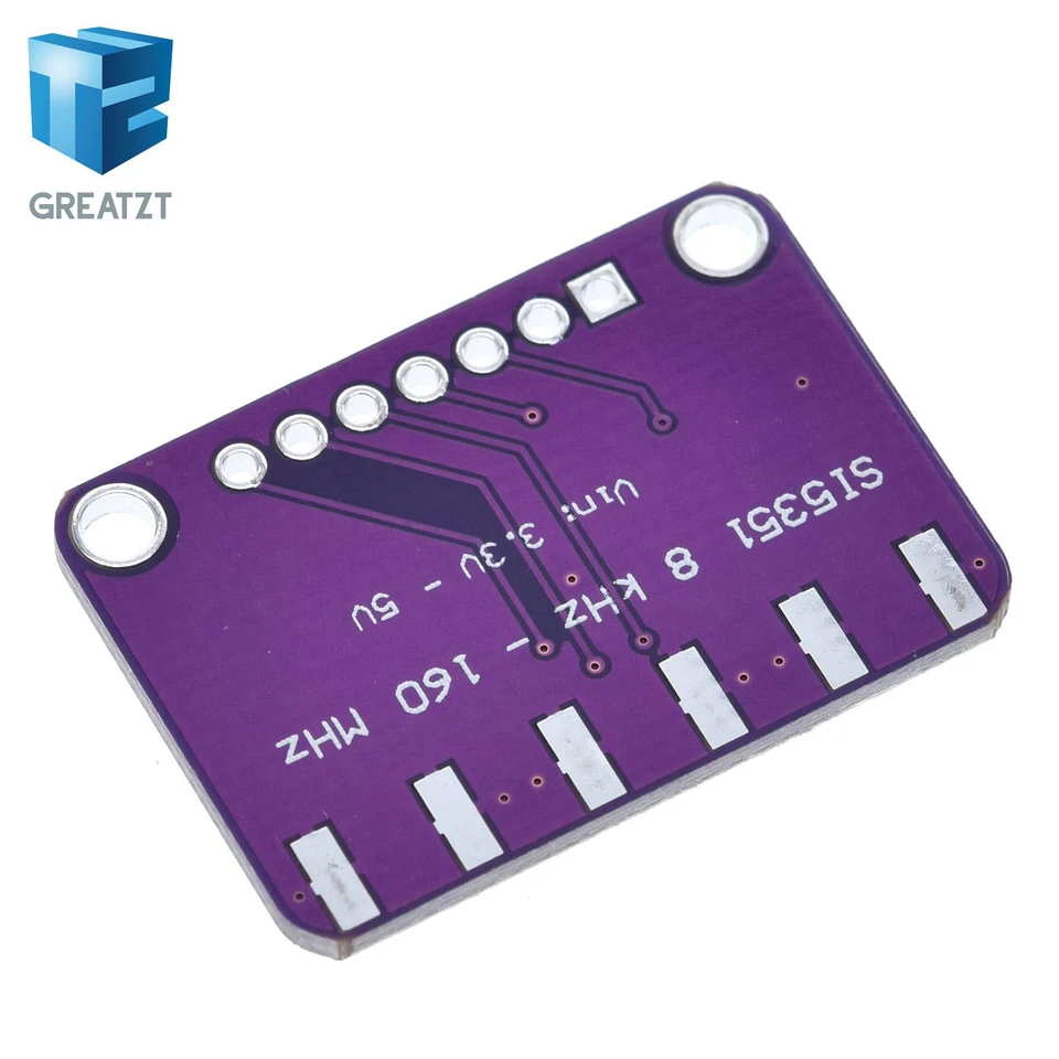 Arduino Taktgenerator 25MHz Si5351A Taktgenerator Breakout Board - 25MHz, 8KHz-160MHz, I2C-Steuerung Für Arduino & Co. Clock Generator