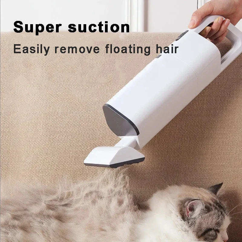 

Portable Pet Electric Wireless Vacuum Cleaner Cat Hair Cleaning For Dog Brush Carpet Remove Lint Pellet Household Cleaning Tools