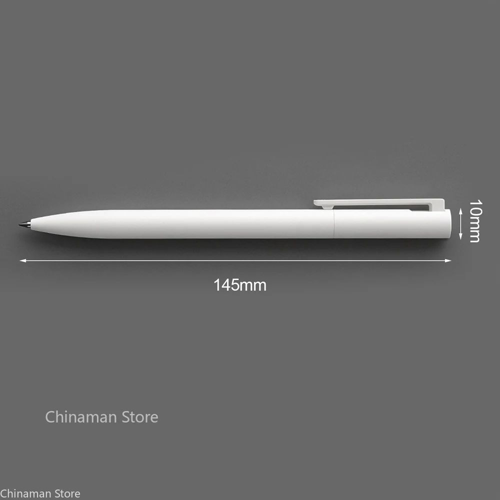 Original Xiaomi Mi Gel Pen MI Pen 9.5mm No Cap Bullet Smooth Switzerland Refill MiKuni Japan Black Blue Ink writing pen