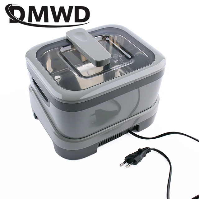 Digital Ultrasonic Cleaner Washer Bath Tank Basket Timing Degas Watches Glasses Jewelry Denture Ultrasound Wave Cleaning Machine 2
