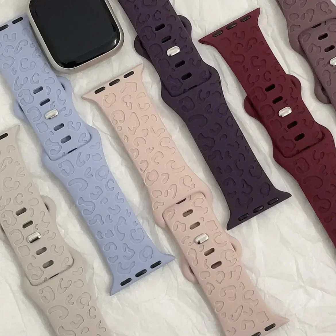 Leopard Engraved Strap