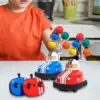 RC Car Toy Players Fight Portable Cartoon Vehicle Toy Toy Game RC Bumper Car 1