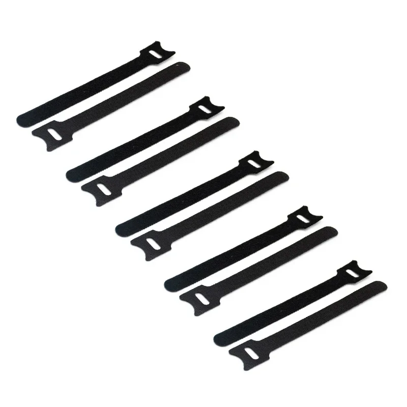 Versatile Reusable Nylon Cable Organizer with Self-Adhesive Straps