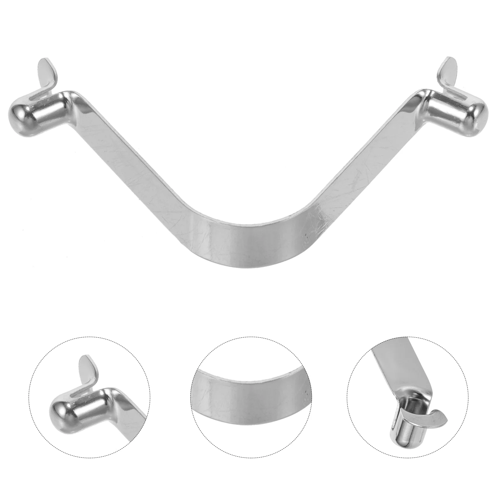 

10 Pcs Umbrellas for Rain Shrapnel Buckle Tent Pole Push Button Spring Clips Kayak Paddle Hollow Accessories Locking Tube Pin