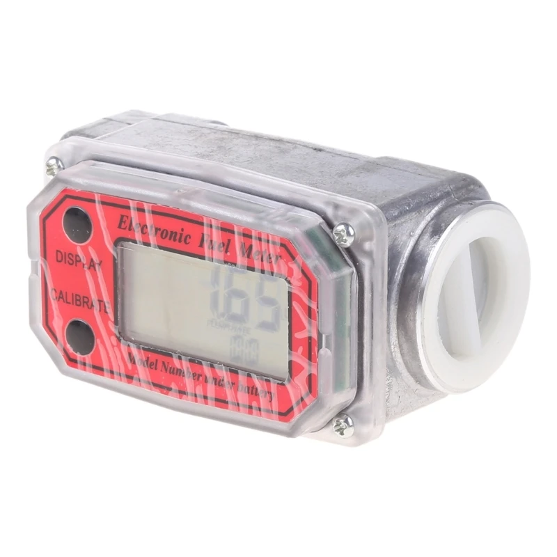 Turbine Flow Meter Meter Display chip Electronic Digital Flowmeter Liquid Water Fuel Gas Diesel Fuel