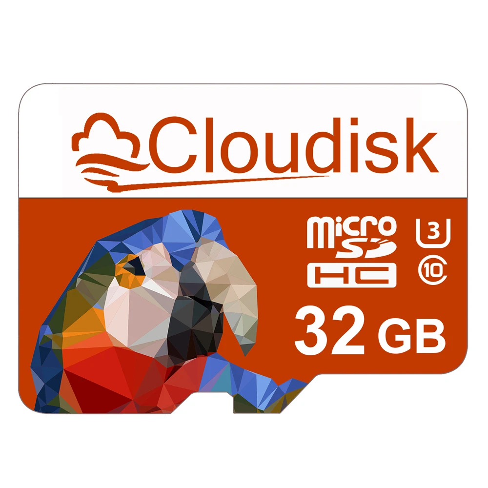 Cloudk-tarjeta de memoria Flash para Dron Gopro, microSD U3 de 32GB, 64GB, 128GB, 256GB, 16GB, 8GB, 4GB, C10, 2GB, 1GB, 128MB