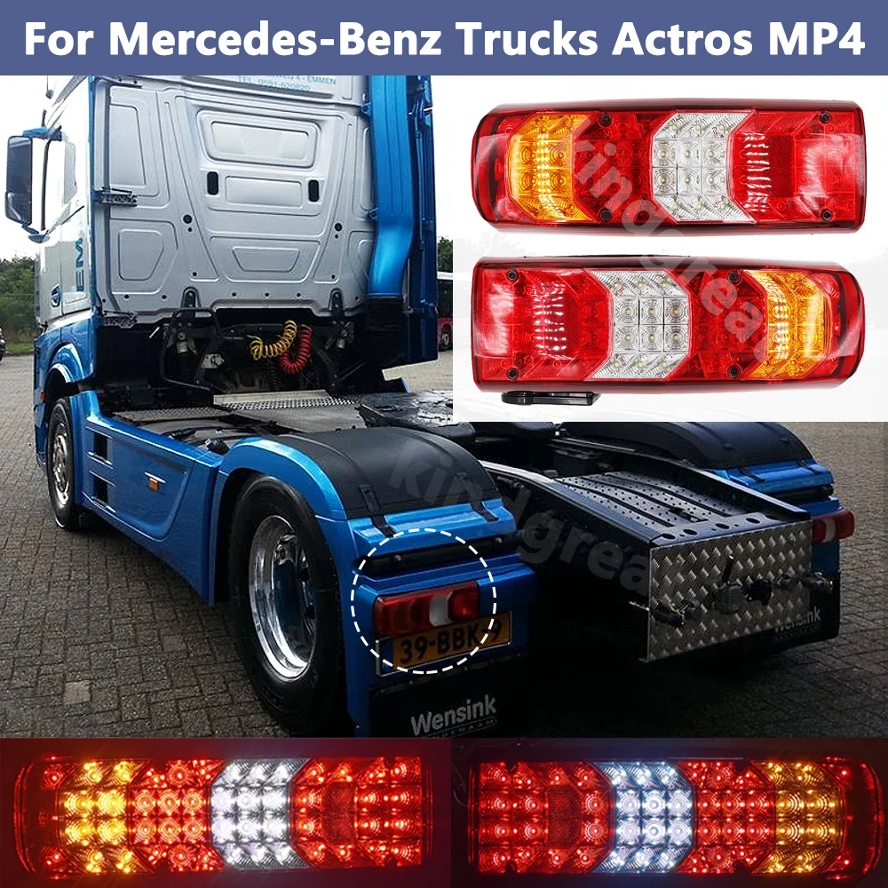 24V 30W for Mercedes-Benz Trucks Actros MP4 MP3 rear lamp LED tail Lamp lights AROCS ATEGO ECONIC UNIMOG 0035441703 0035440803