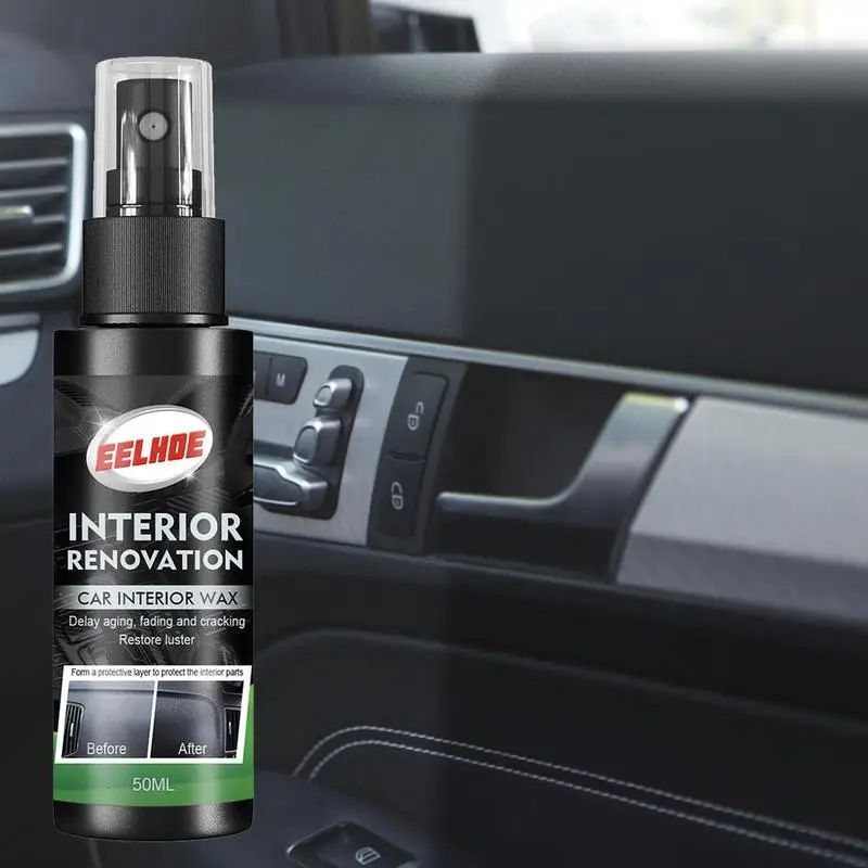 Car Interior Cleaner Plastic Leather Renovator Quick Coat Auto Interior  Home Refurbish Cleaning Spray Automotive Parts