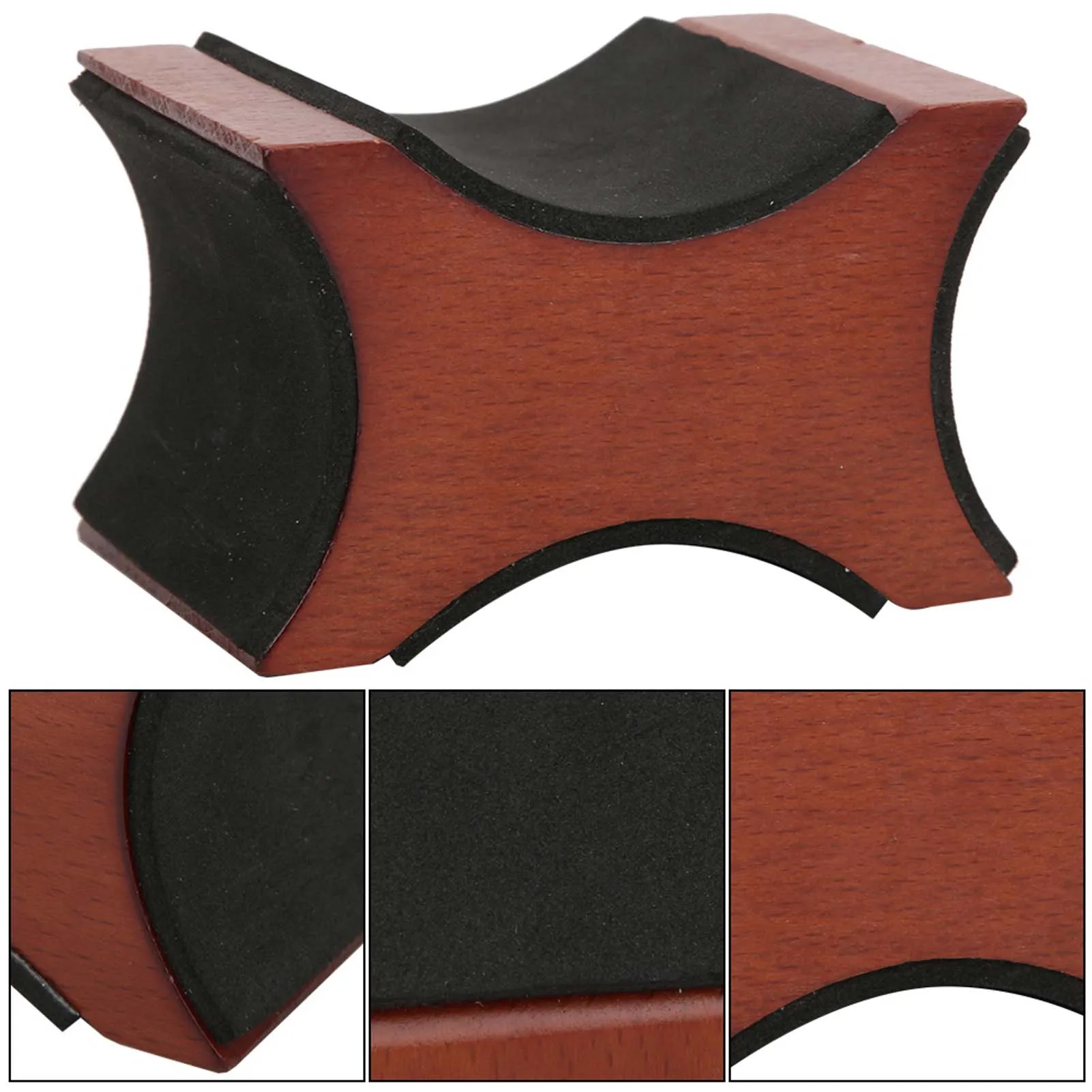 Guitar Neck Rest Support Pillow Mahogany Material Luthier Tool Musical Instrument for Electric Acoustic Guitar Bass Mandolin