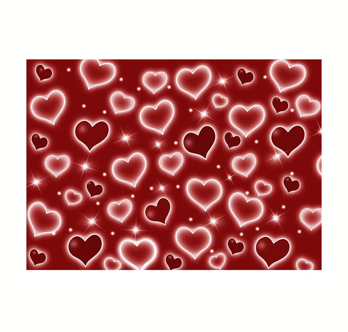 רקע למסיבת לב אדום משנות ה-2000, רקע מודפס באיכות גבוהה בתמונה, מתאים לקישוטי יומולדת.