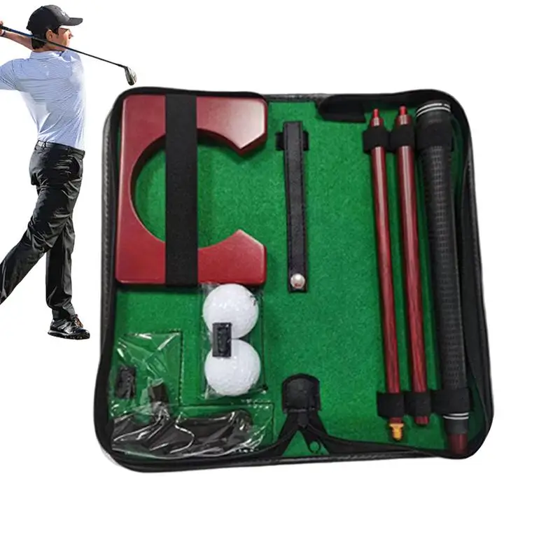 

Golf Swing Trainer 3-Section Golf Putting Stick Portable Club Golf Game Training Supplies For Beginners Golfers Golf Lovers