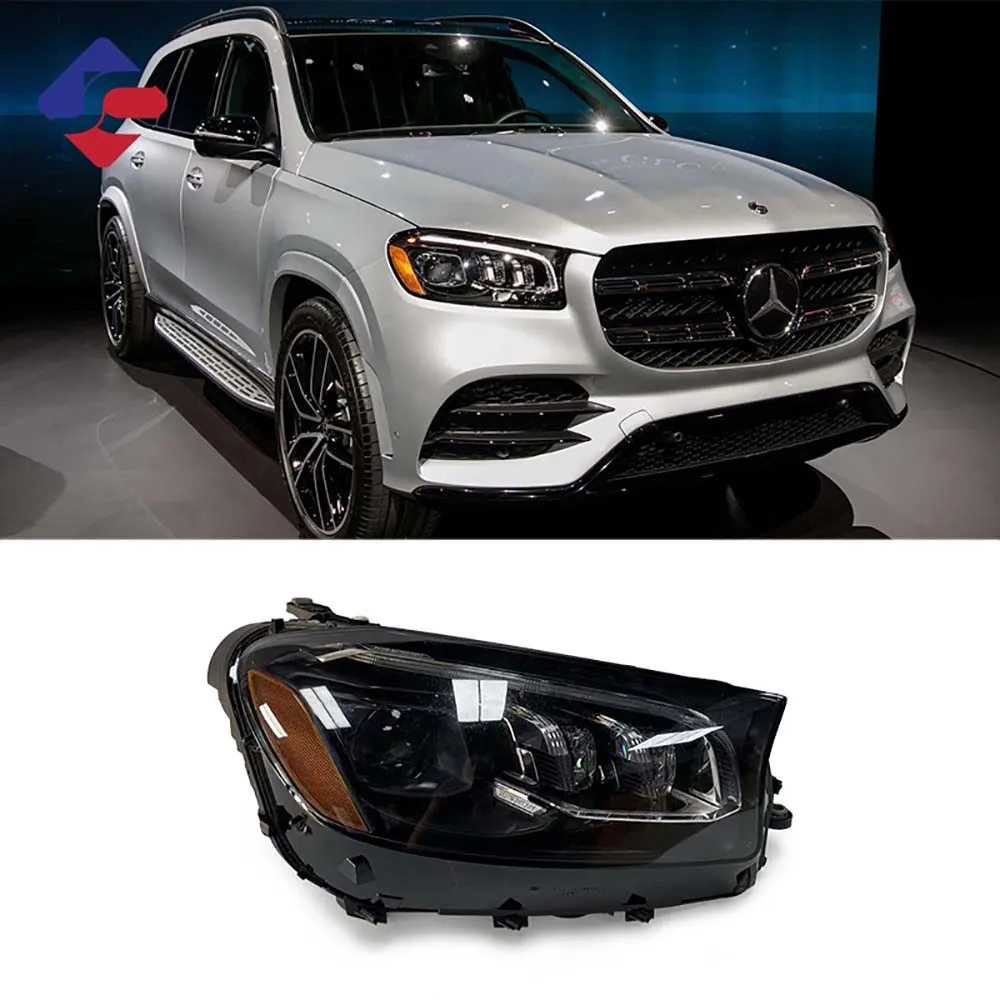 

2020 2021 Mercedes GLS класс геометрические новые фары для Benz GLS450 GLS500 GLS167 оригинальное качество