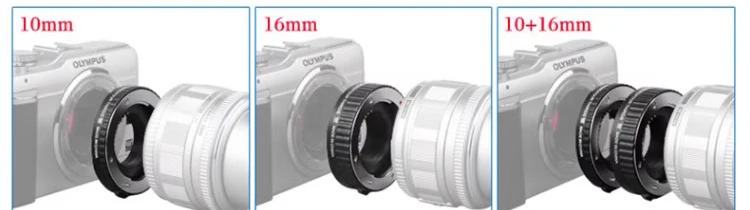 Viltrox DG-M43 AF Macro Extension Tube for Micro Four Thirds Olympus Panasonic