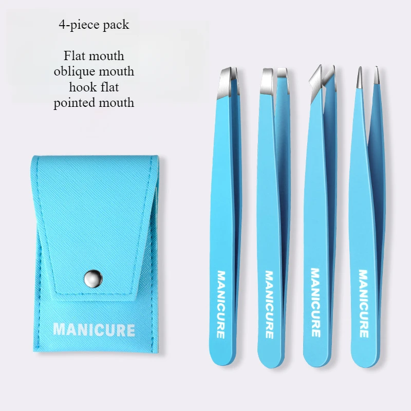 Stainless Steel Eyebrow Tweezers Hair Removal Tool for Eyebrow Easy Shaping Facial Hair Plucking and Eyelash Application