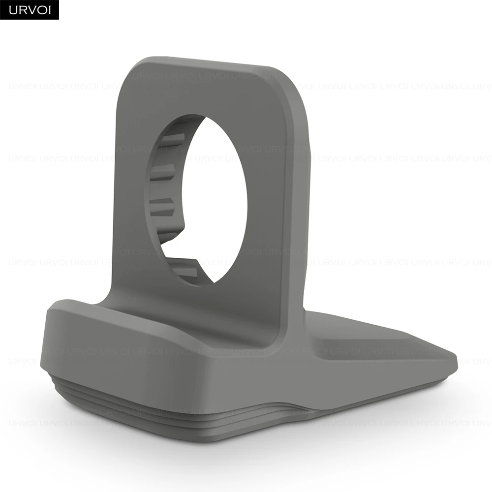 Holder for Apple Watch Series 9 8 7 6 5 4 3 2 1 SE Stand watchOS Nightstand keeper PC home charging dock silicone design
