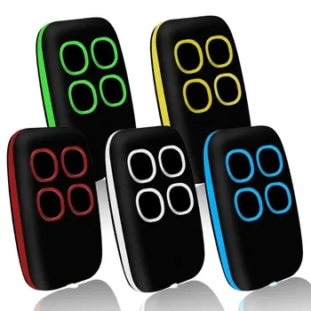 Garage Door RF Remote Control Duplicator 433MHz Code Grabber Clone Gate Key Fob Command Hand Transmiter 4 Buttons waterproof 1