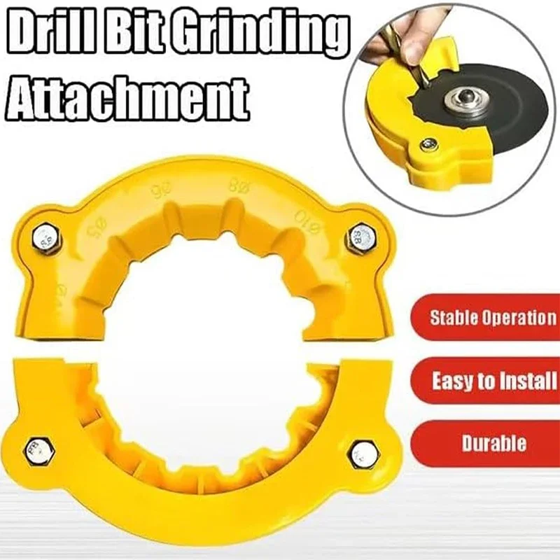 Multipurpose Drill Bit Sharpener Polishing Grinding Tool 4-12mm Bit Support Double-sided drill bit sharpener