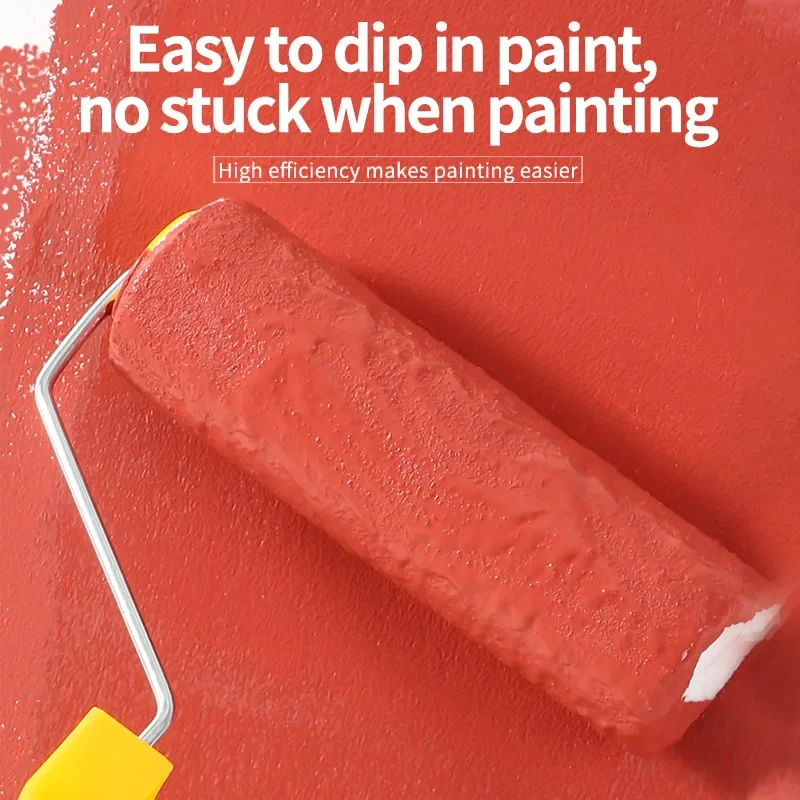 Wall Painting Brush Multifunctional Fine Plush Paint Roller Brush Tool Household Use Wall Brushes Tackle Roll Decorative Painting Brush Tool