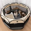 Portable Foldable Cat Tent Cat House Portable Folding Outdoor Travel Pet Tent Cats and dogs delivery room pets octagonal cage 2