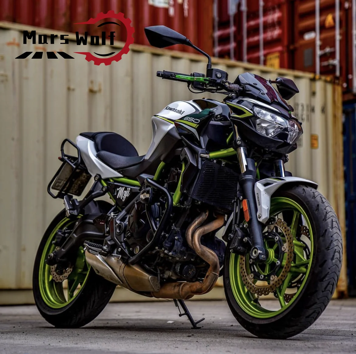 For KAWASAKI Z650 Z 650 ninja 2018 - 2020 Motorcycle FootPeg Footrest Rear Set Heel Plate Guard Protector Foot Pedal Accessories