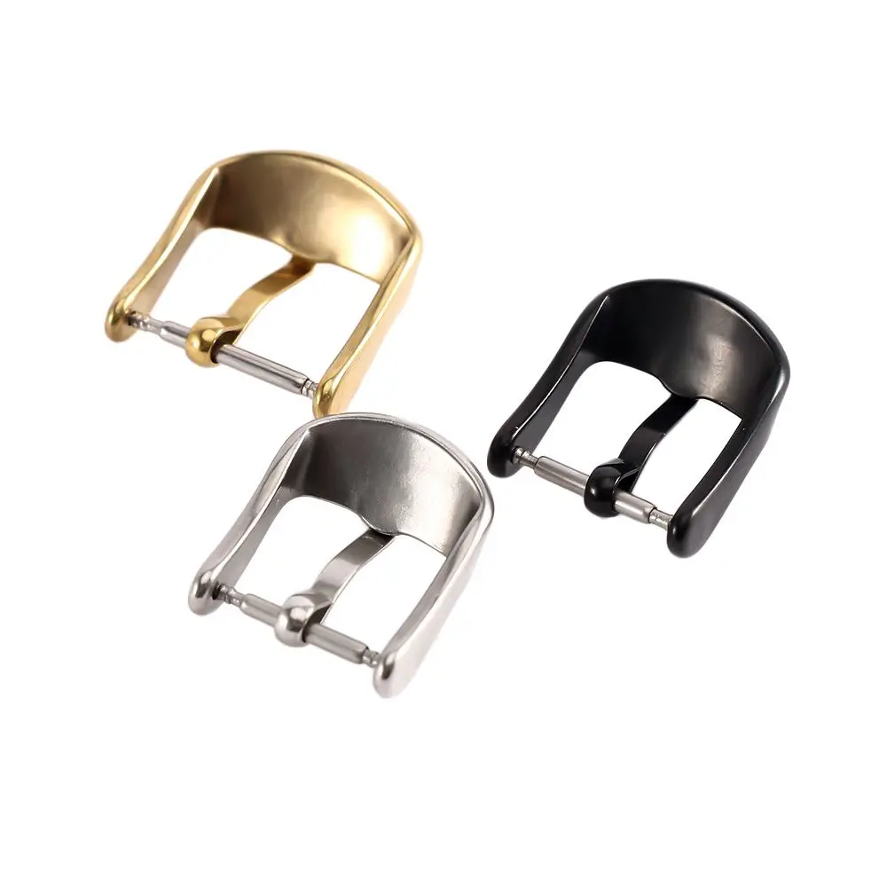 Solid Stainless Steel Watchband Buckle - Spare Watch Strap Clasp Accessory