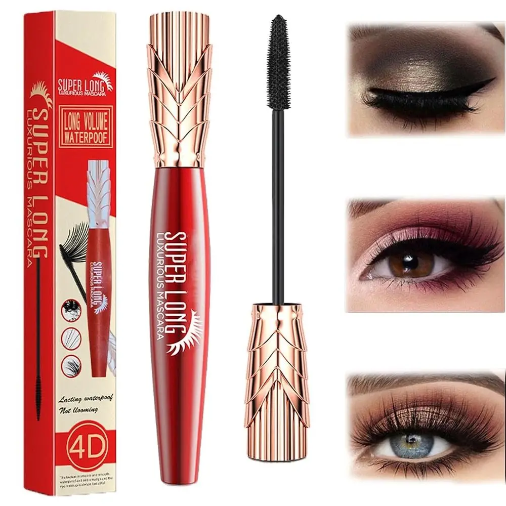 

Sweat Proof 4D Stereo Lengthing Mascara 4D Waterproof Waterproof Super Long Mascara Not Easy to Smudge Makeup Tools