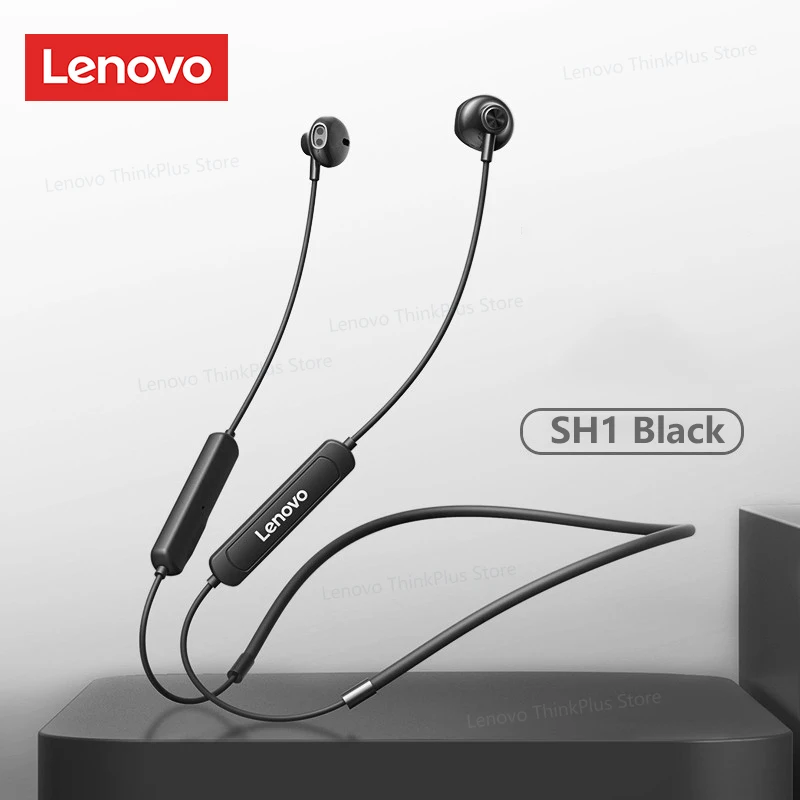 Lenovo SH1 BT Auriculares inalámbricos Semi-in-ear Auriculares deportivos  con movimiento yeacher Auriculares