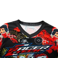 Maillot de descente Motocross VTT vêtements vélo Moto à manches longues sport T-shirt hommes cyclisme maillot vtt chemises course DH 4