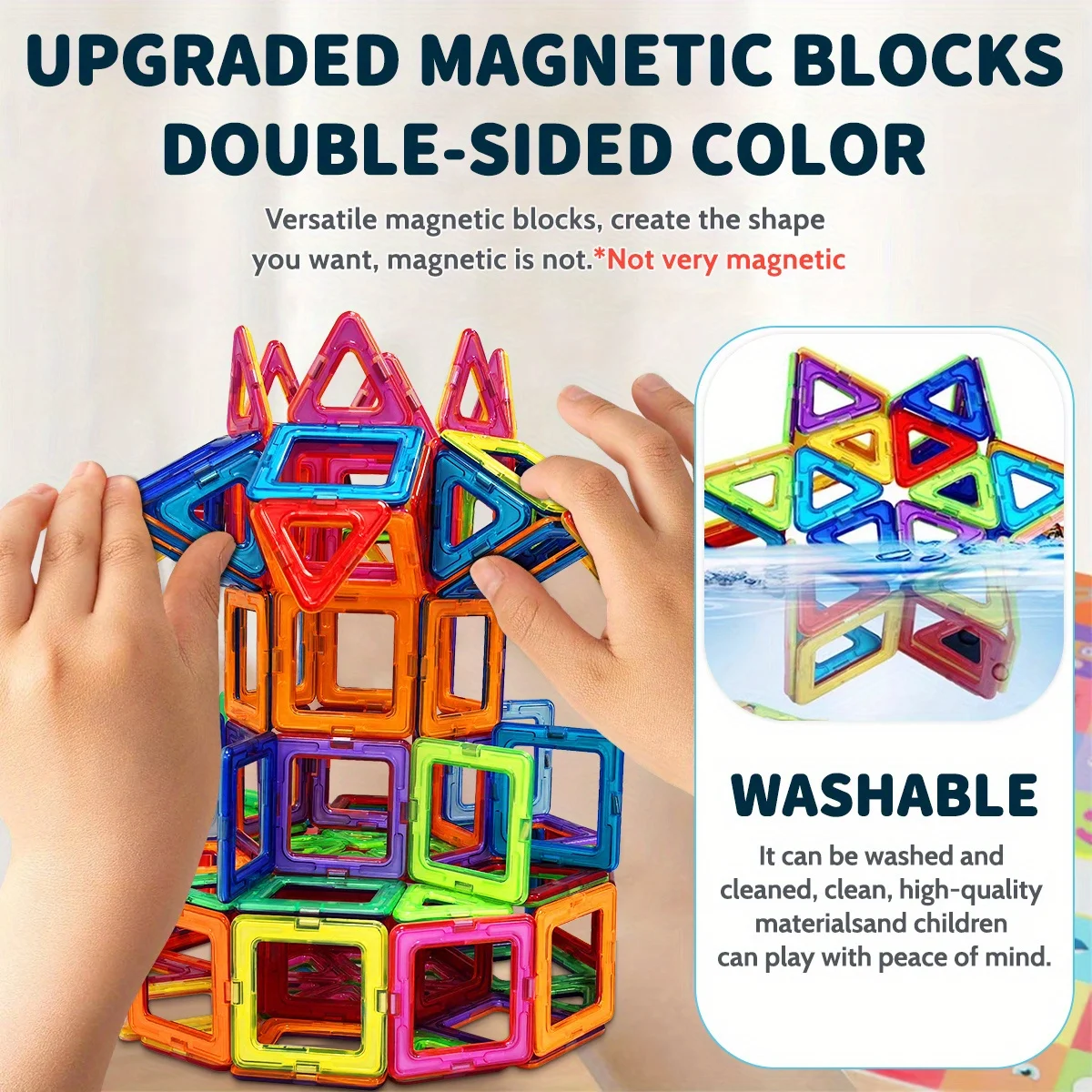 Magnetic Blocks Building Toys, Improve Creativity Hands-on Ability DIY Build Design Hands-on Brain Toy, Best Gifts for Boys and - 2