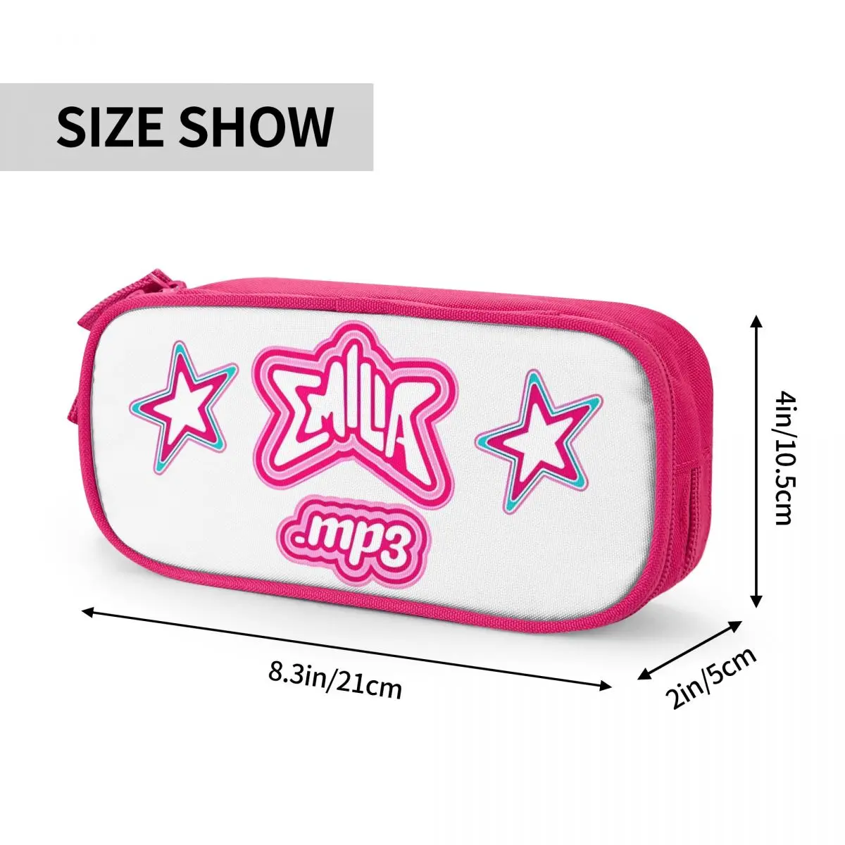 Fun Emilia Mp3 Pencil Cases Music Pencilcases Pen for Student Big Capacity Bags School Supplies Gifts Stationery