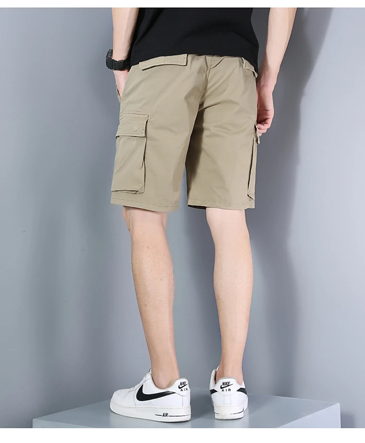 mens casual summer shorts Men's Cargo Shorts 2022 Summer Casual Shorts Men Cotton Bermuda Shorts Drawstring Elastic Waist Sports Shorts Mens Solid Color maamgic sweat shorts