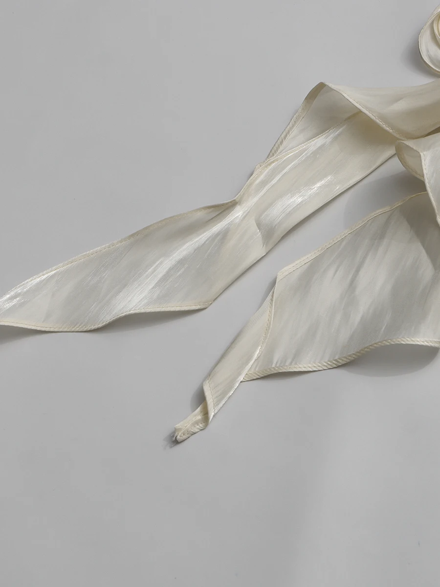 Walking view in Spliced Folds Elegant Ruffles Dress plus size women wear