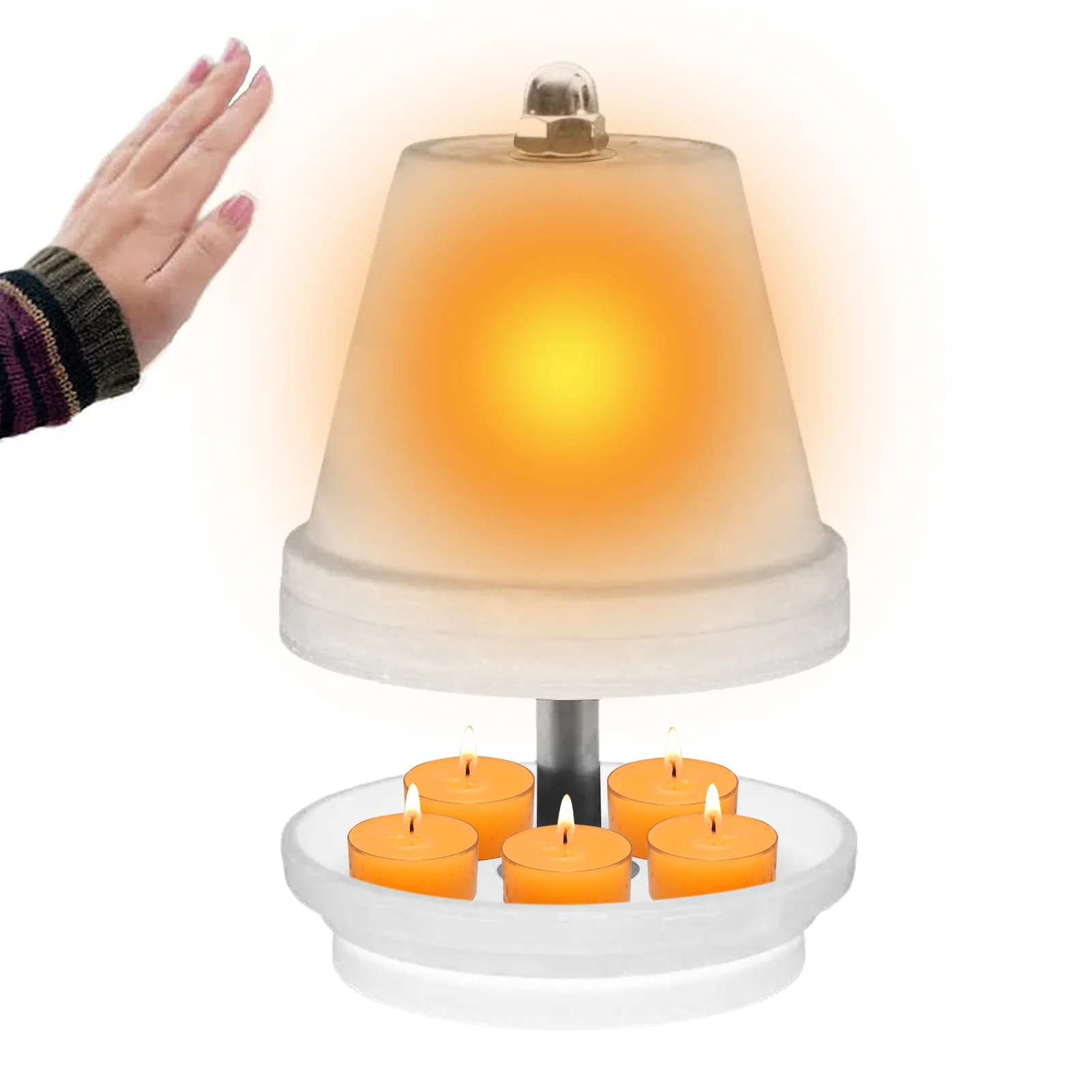 CandleHeaterCeramicStoveTerracottaCandleHeaterForDecorTealight