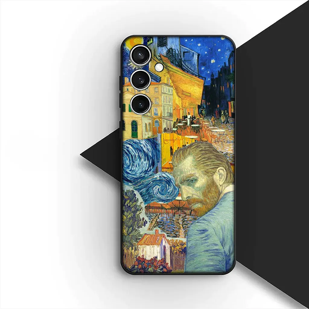 Starry Night Van Gogh Art Premium Phone Case Cover
