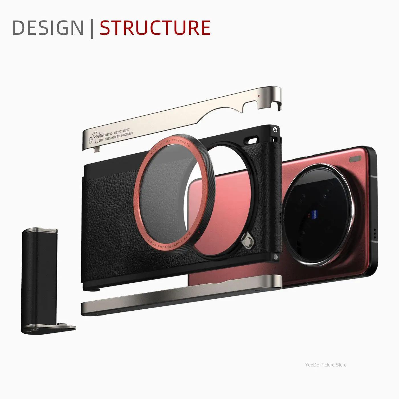 Fotorgear レトロプロフェッショナル写真キット VIVO X200 Ultra用