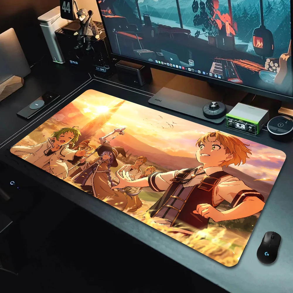 1pc Anime Mushoku Tensei Mouse Mat Desk Mat With Pad Gaming Accessories Prime Gaming XXL Keyboard Pad Padding Mat 3